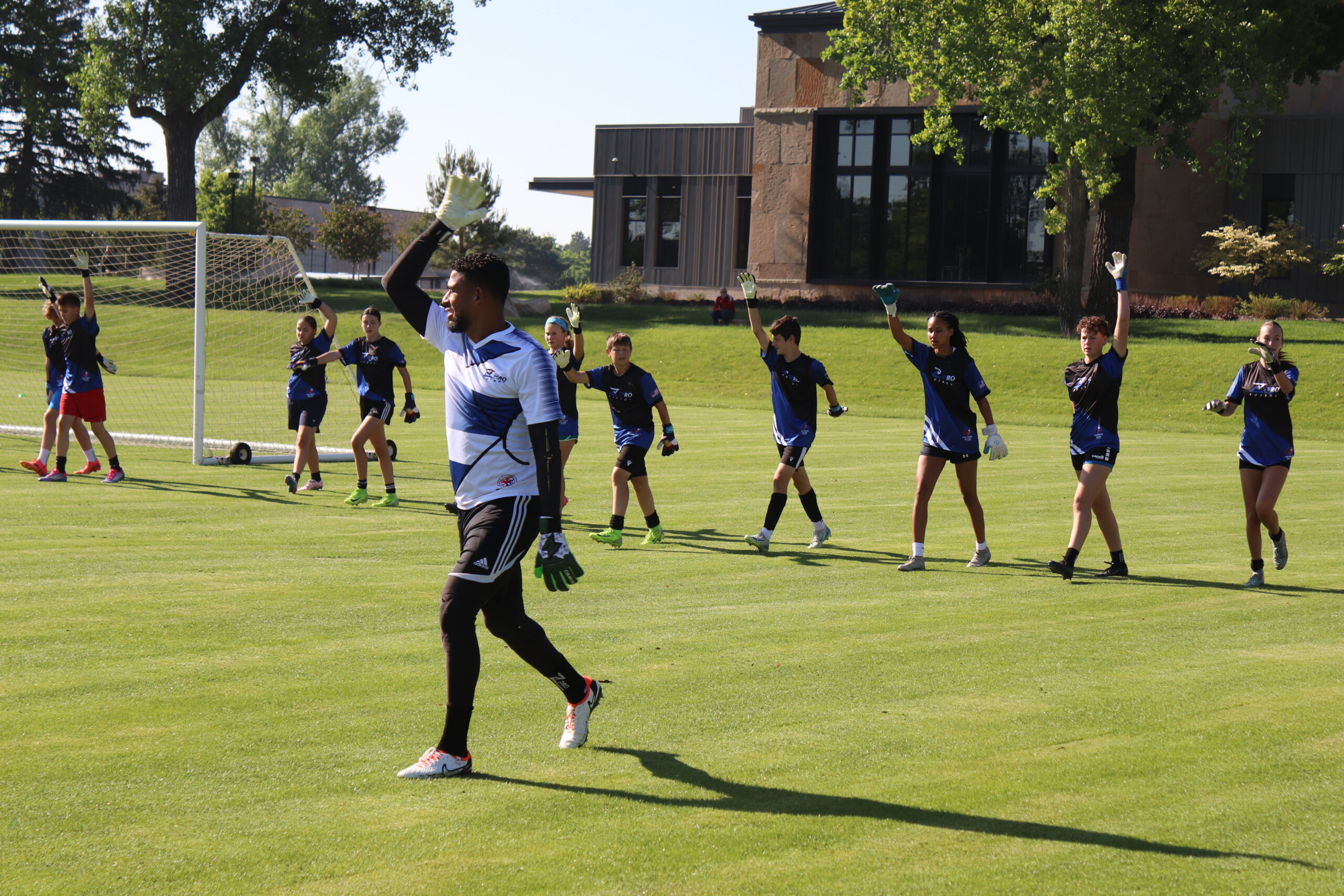 Denver Goalkeeper training